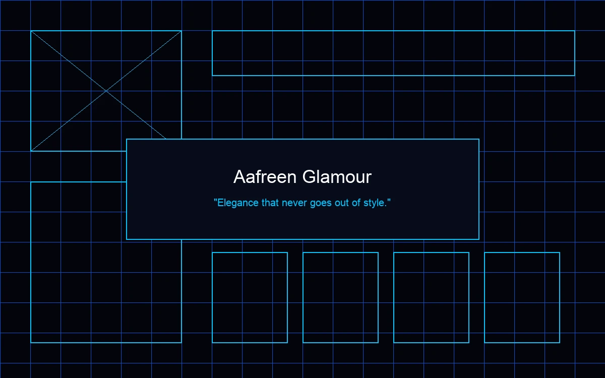 Aafreen Glamour Website Preview