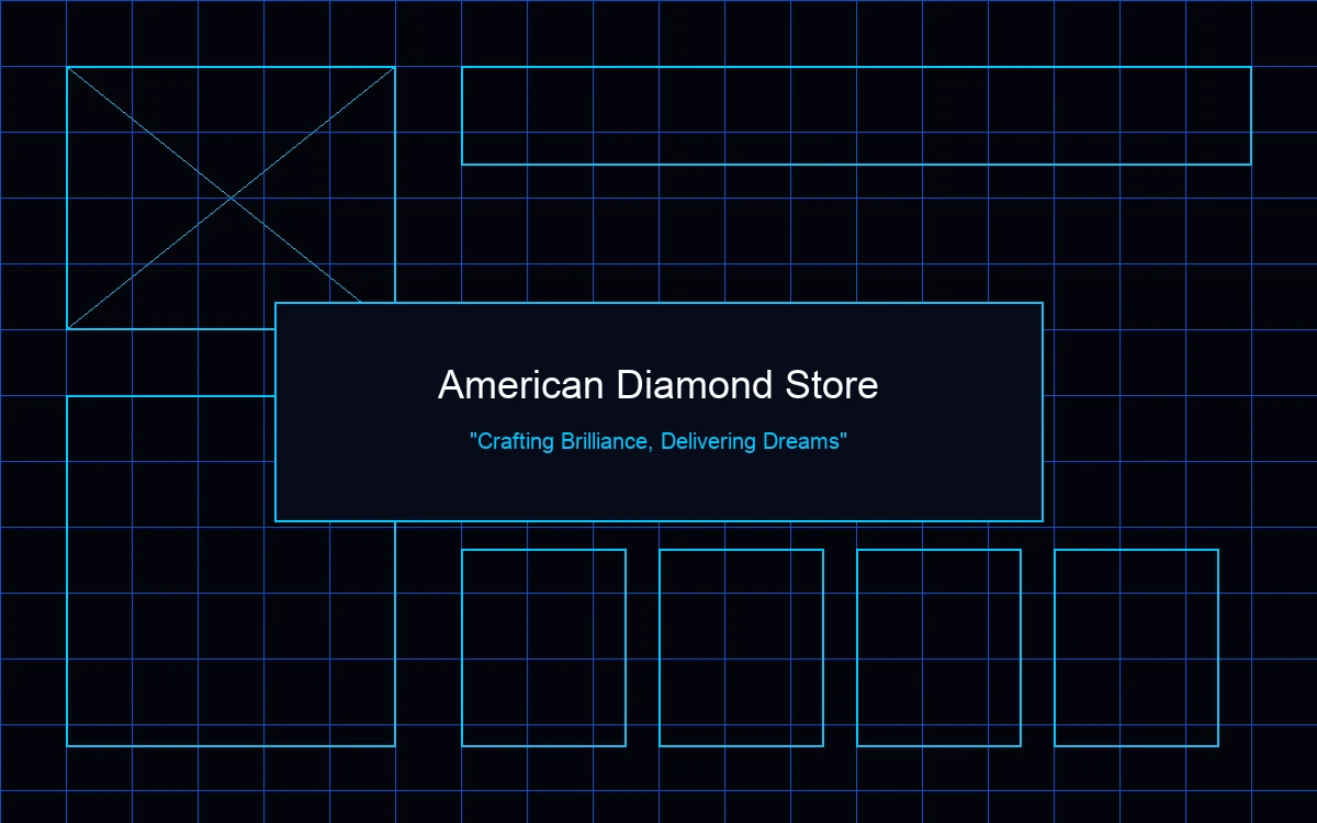 American Diamond Store Jewellery Website Preview