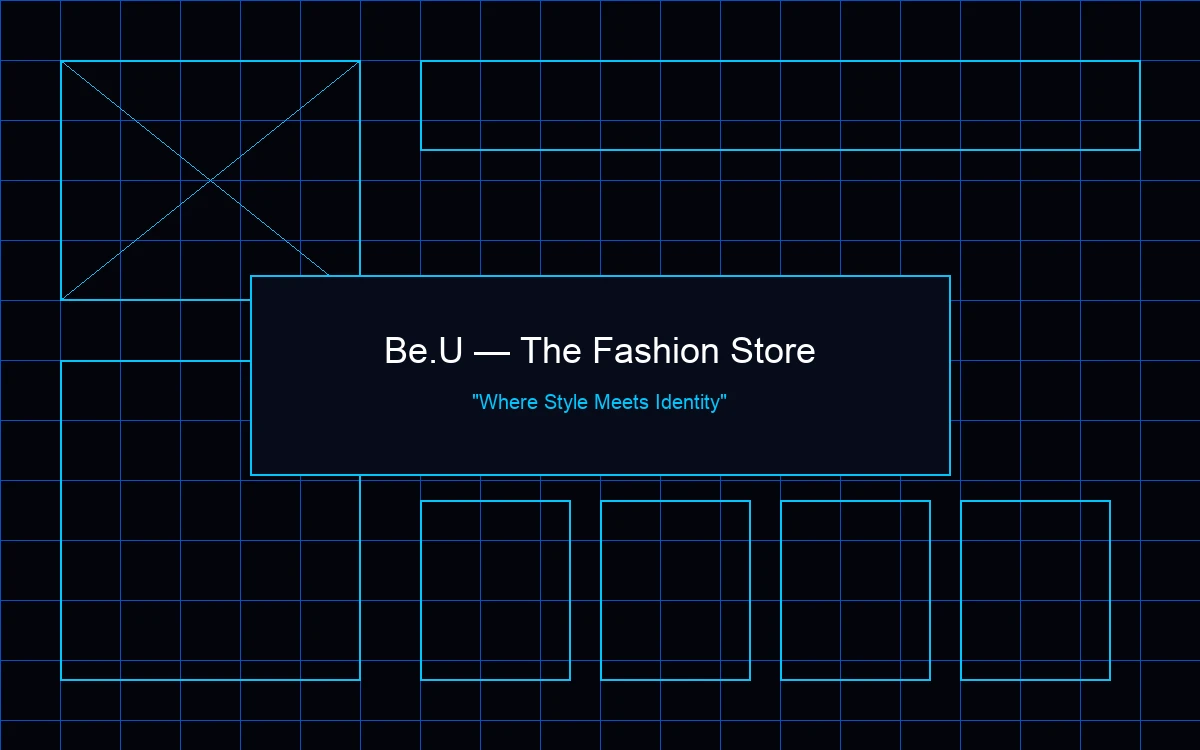 Be.U Fashion Store Ecommerce Website Preview